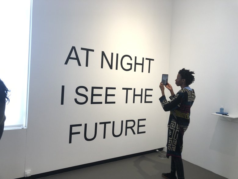 At night I see the future