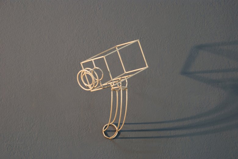 Uberwachtungskamera 1 (serie Zeichnungen im Raum)